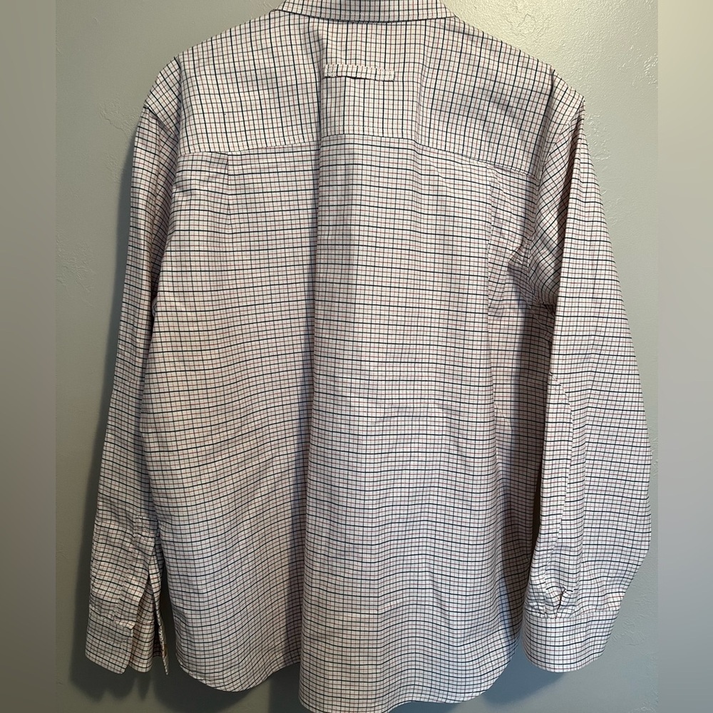 Woolrich White, Red, & Blue Casual Button Down Shirt - Picture 11 of 12